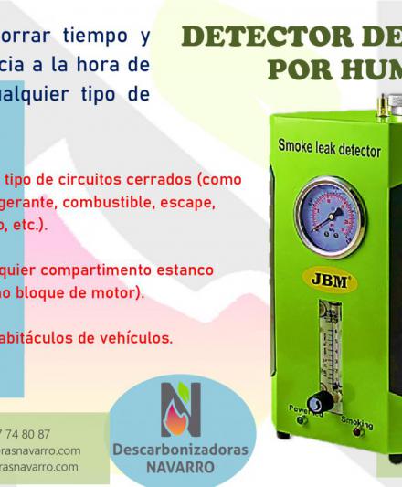 DETECTOR DE FUGAS POR  HUMO