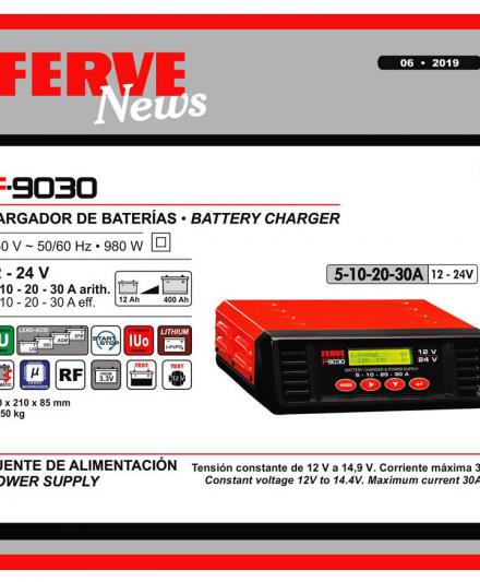 CARGADOR DE BATERIA F9030